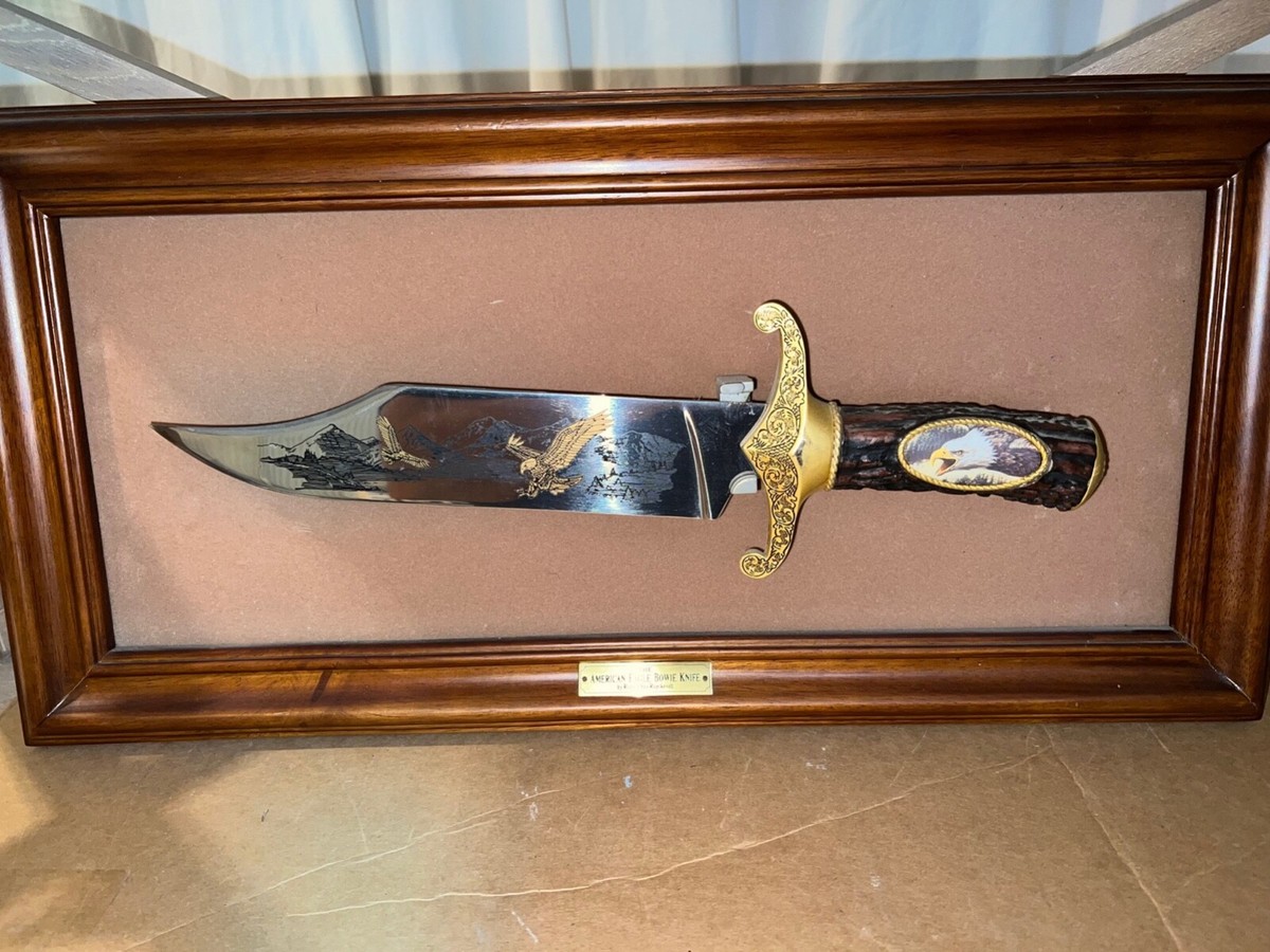コレクション THE AMERICAN EAGLE BOWIE KNIFE Vintage Franklin Mint 