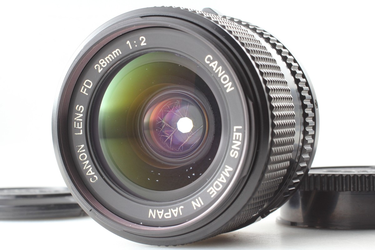 As-Is] Canon New FD NFD 28mm f2 MF Wide Angle Lens From