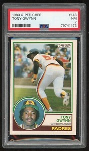 1983 O-Pee-Chee Tony Gwynn #143 (Rookie Card) PSA 7