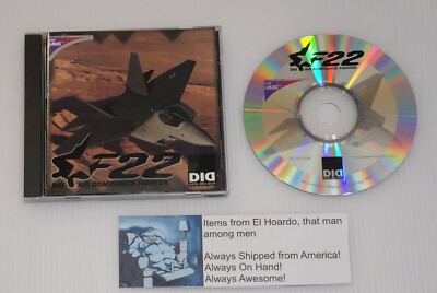 F22 DID Air Dominance Fighter Flight Simulator In Jewel Case Win 95/98