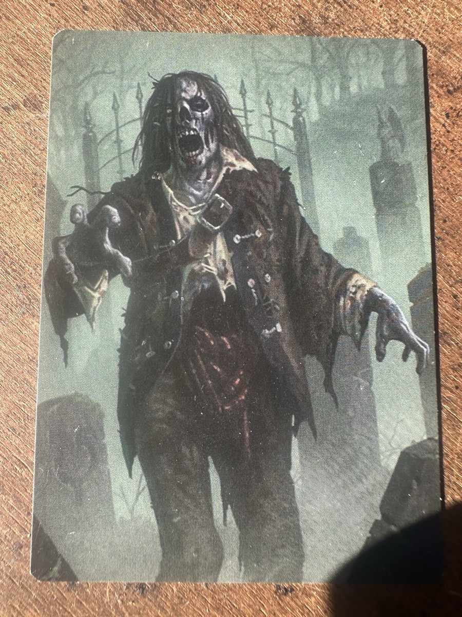 MTG FOIL {Zombie Token} Full Art - Unstable | eBay