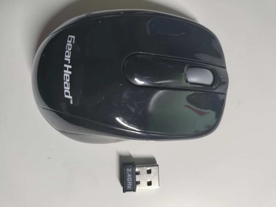 Gear Head MP2120BLK Black Wireless Nano Mouse Optical  - Image 3 of 3