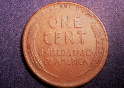 1947 D WHEAT Cent ( REV LAMINATION ERROR WITH PEEL #OR647D - Picture 3 of 7