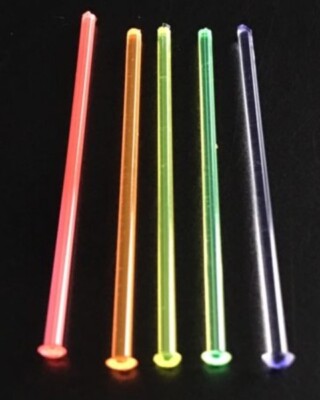 24'' Total 2mm Red Fiber Optics - 1st Class Shipping-Other Colors Available
