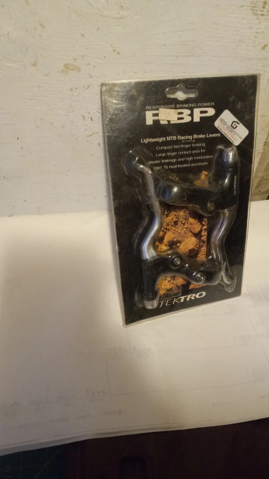 Nuevo de Lote Antiguo MTB Tektro Palancas de Freno Compatible con GRIP SHIFT Foto 2 de 4