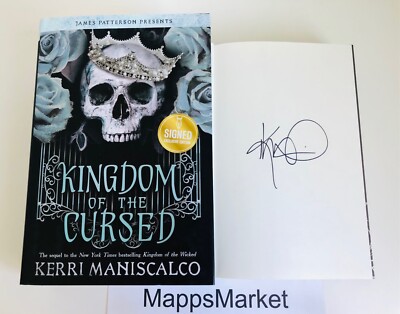 SIGNED Kingdom of the Cursed Kerri Maniscalco B&N EXCLUSIVE 1st