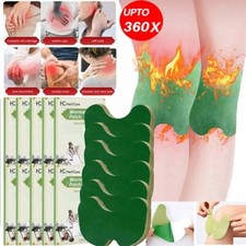 12-360X Knee Relief Patches Sticker Joint Pain Wormwood Ache Plaster Pad Health
