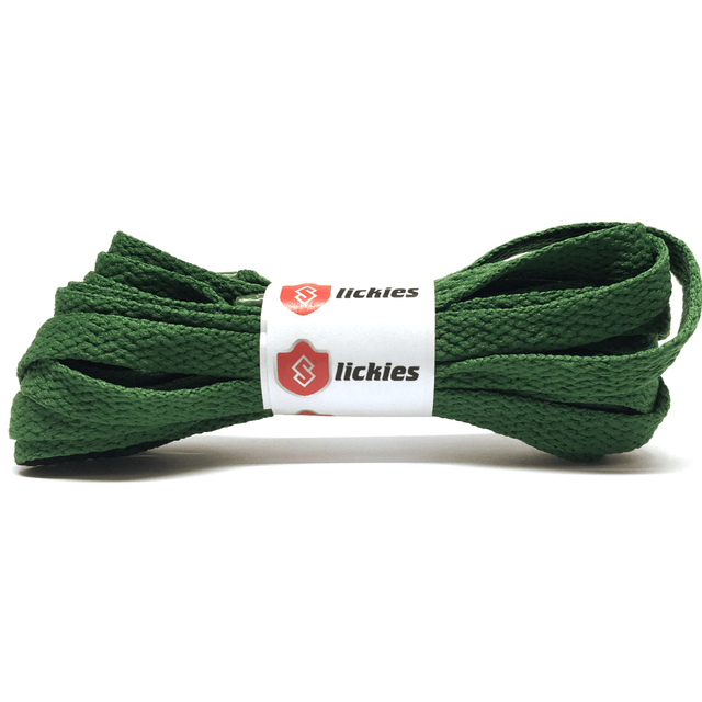 Basics Flat Thin Laces - Pine Green | eBay