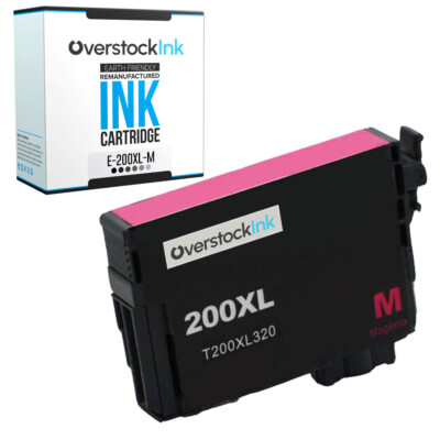 1PK OSI 200XL Magenta Ink Cartridge Compatible for Epson Expression XP-310 400