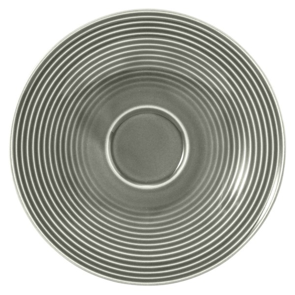 Seltmann Beat Kaffee-Untertasse Untertasse Porzellan Grau Ø 17 Cm-image