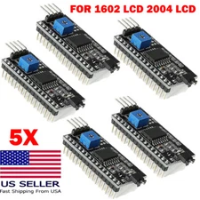 5pc IIC I2C Serial Interface Module LCD Display 1602 2004 For Arduino PCF8574T