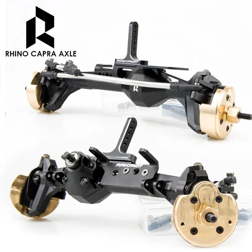 Rhino Capra CNC Aluminium Offset Portalachsen für 1/10 RC Crawler UTB LCG Chassis - Bild 22 von 29
