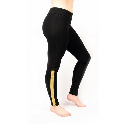 Daddy Long Legs London Black Gold Zip 