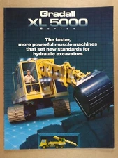 Gradall XL 5000 Series 5200 5100 Hydraulic Excavators Brochure