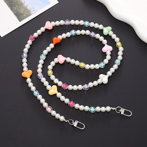 Chaîne de téléphone portable couleur bonbon chaîne pendentif sac bandoulière chaîne corde femme - Photo 2 sur 11