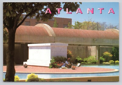 Atlanta Georgia Martin Luther King Jr's Burial Crypt Postcard