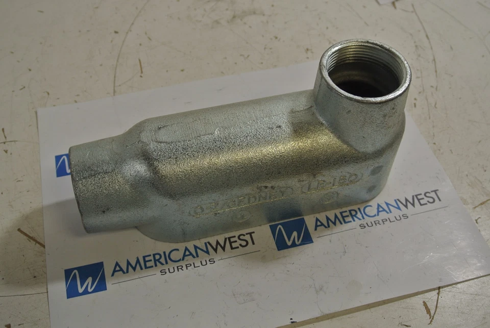 O-Z Gedney LB150 Conducto de Señal General Tipo LB 1-1/2" Caja de 2 NUEVO Foto 4 de 4