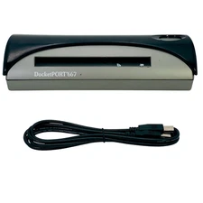 Ambir DocketPort 667 Simplex Portable Color ID Card Scanner w/USB Cable TESTED