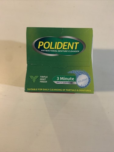 Polident 3 Minuten antibakterieller Zahnersatzreiniger 120 EA (12ER-Pack) - Bild 7 von 8