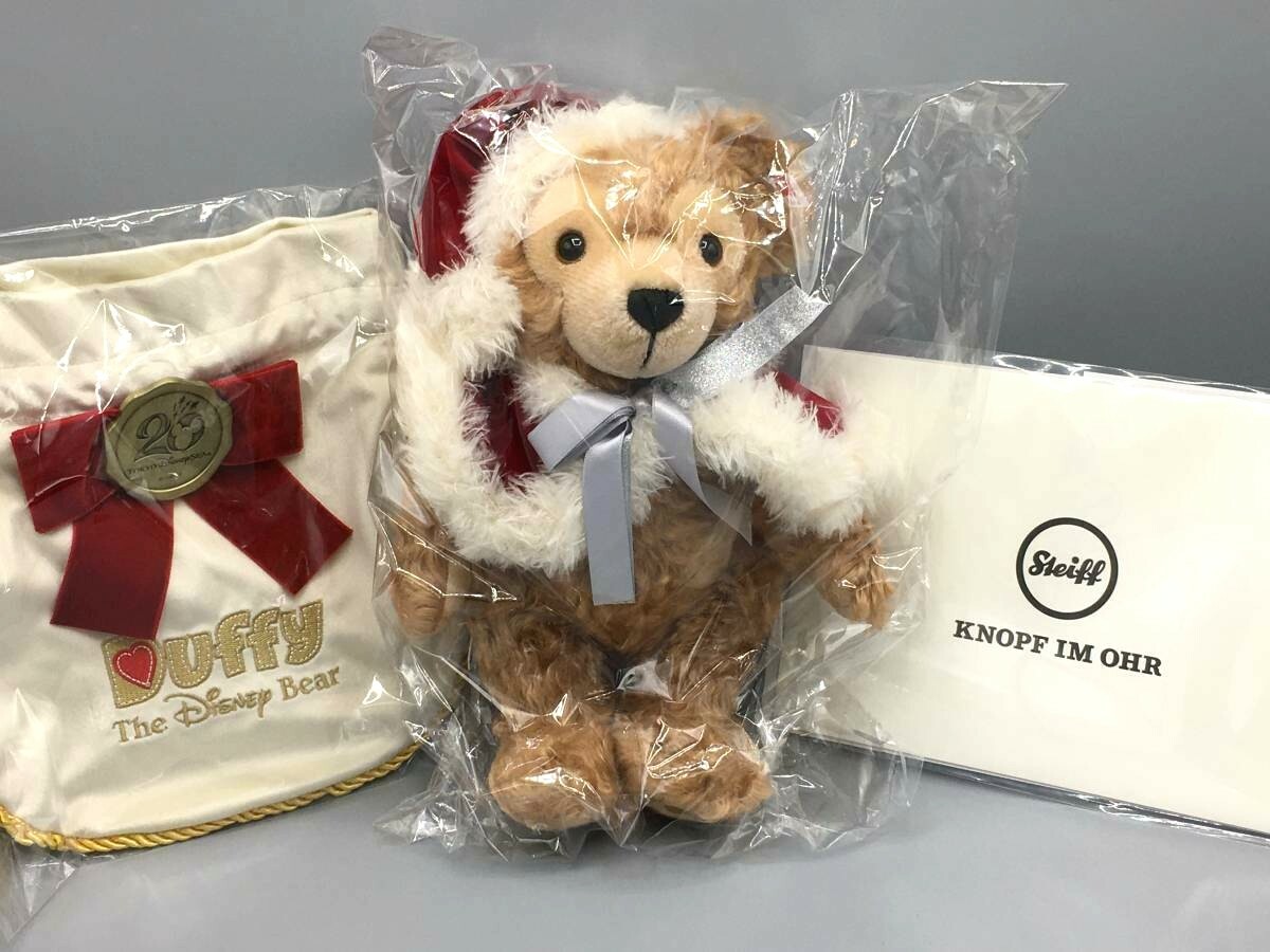 Steiff Duffy Tokyo Disney Sea 20th Anniversary Christmas Plush