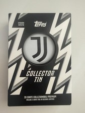 2025-26 TOPPS Juventus Collector Tin Soccer Star Cards Box card Factory Sealed!