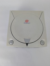 SEGA Dreamcast HKT-3020 CONSOLE w/ CABLES - TESTED & WORKS - NEEDS BATTERY
