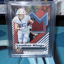 2025 Panini Donruss Ladd McConkey Leather Kings /425 LA Chargers FAST SHIPPING