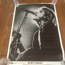 Vintage Nirvana Kurt Cobain Poster 25&rdquo;x35&rdquo; Soundgarden Pearl Jam
