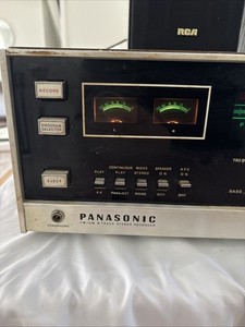 Vintage 1971 Panasonic Am Fm Stereo 8 Track RS-820S WORKING