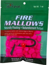 Pautzke PFMALPNKSHR Fire Mallows Pink Shrimp Fishing Bait 1 oz Bag