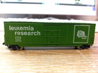 ROUNDHOUSE,N SCALE. 50' BOX CAR. LEUKEMIA RESEARCH. W/METAL WHEELS.FREE SHIPPING — photo 4