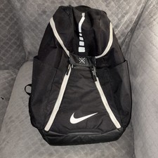 Elite Nike Quad Zip System Backpack Mens Black Basketball Baseball Bag Zippers