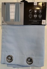 Lush Decor Insulated Grommet Blackout Curtains 2 Panels 52"x63" Each Blue- A0190