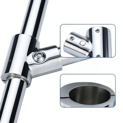 316 SS 60 Grad Marine Rohrschelle T-Stück Fitting für 22mm und 25mm Rohrgröß