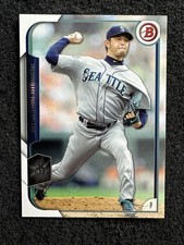 HISASHI IWAKUMA #58 2015 Bowman Baseball QTY Seattle Mariners