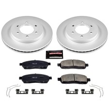 Power Stop CRK1943 Z17 Evolution Brake Kit with Genuine Geomet Coated Rotors And