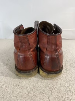 RED WING boots/ size 27cm/ brown leather/ model 9106/ sole wear
