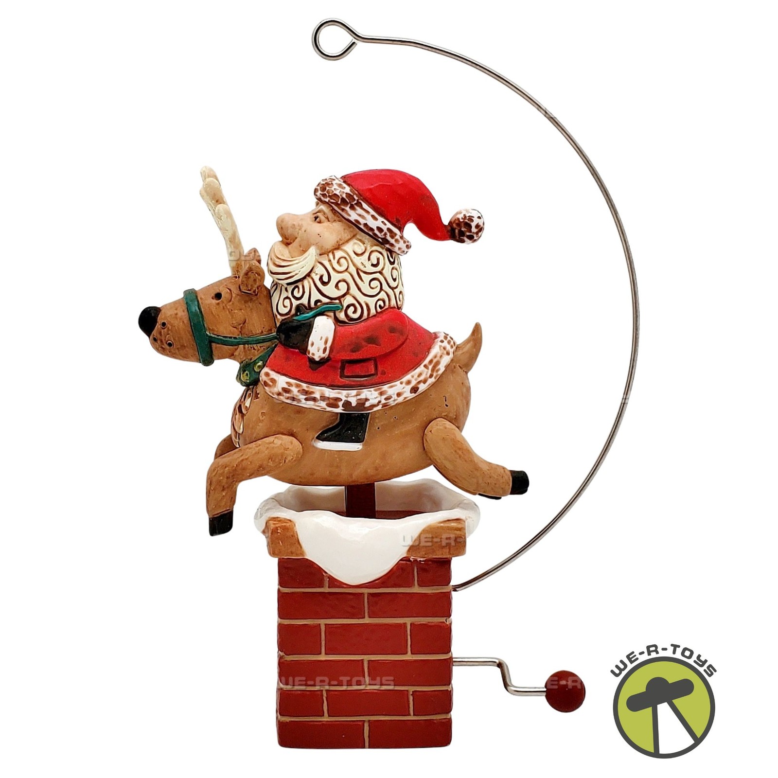 Giddy Up, Santa! Reindeer with Motion Hallmark Keepsake Christmas Ornament 2022