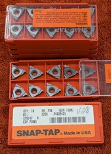 Pack Of 10 Snap-tap Seco 16er 16unj S25m Edp 73801 Carbide Threading Inserts