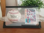Baltimore Orioles Eddie Murray Autographed Baseball (Fotoball) & Card