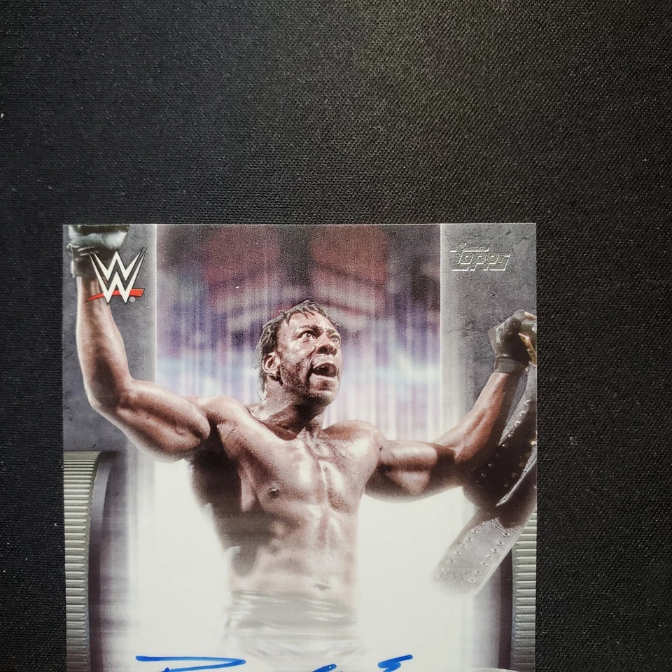 2021 TOPPS WWE UNDISPUTED BOOKER T AUTHENTIC GRAND SLAM CHAMPIONS AUTOGRAPHED... - Image 4 of 4