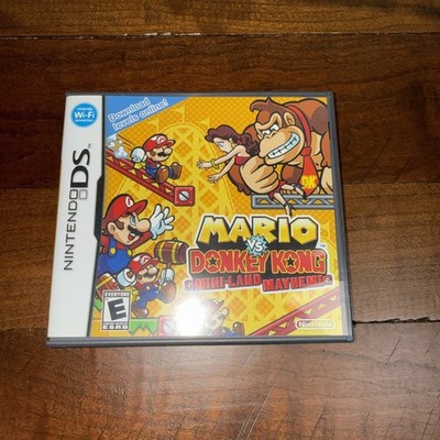 Mario vs. Donkey Kong Mini-Land Mayhem Nintendo DS Complete CIB