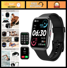 Smart Watch for Android  iPhone, 1.8" Touch Screen, Alexa, Fitness Tracker, Wat