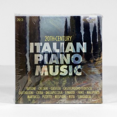''20th Century Italian Piano Music'' Brilliant Classics 20 CD Box Set, SEALED!