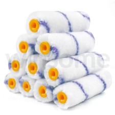 Mini Paint Roller Sleeve 4inch Microfabric Small Painting Roller Emulsion Gloss