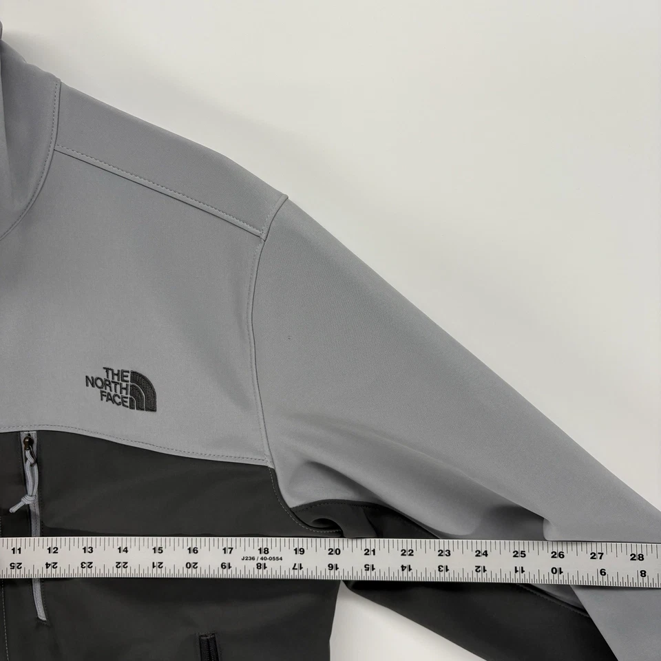 Куртка мягкая The North Face Apex Bionic серая на молнии ветровка универсальная M - Изображение 4 из 4