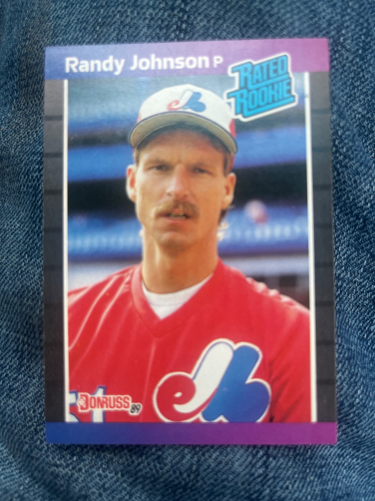 Randy Johnson error rated rookie | eBay