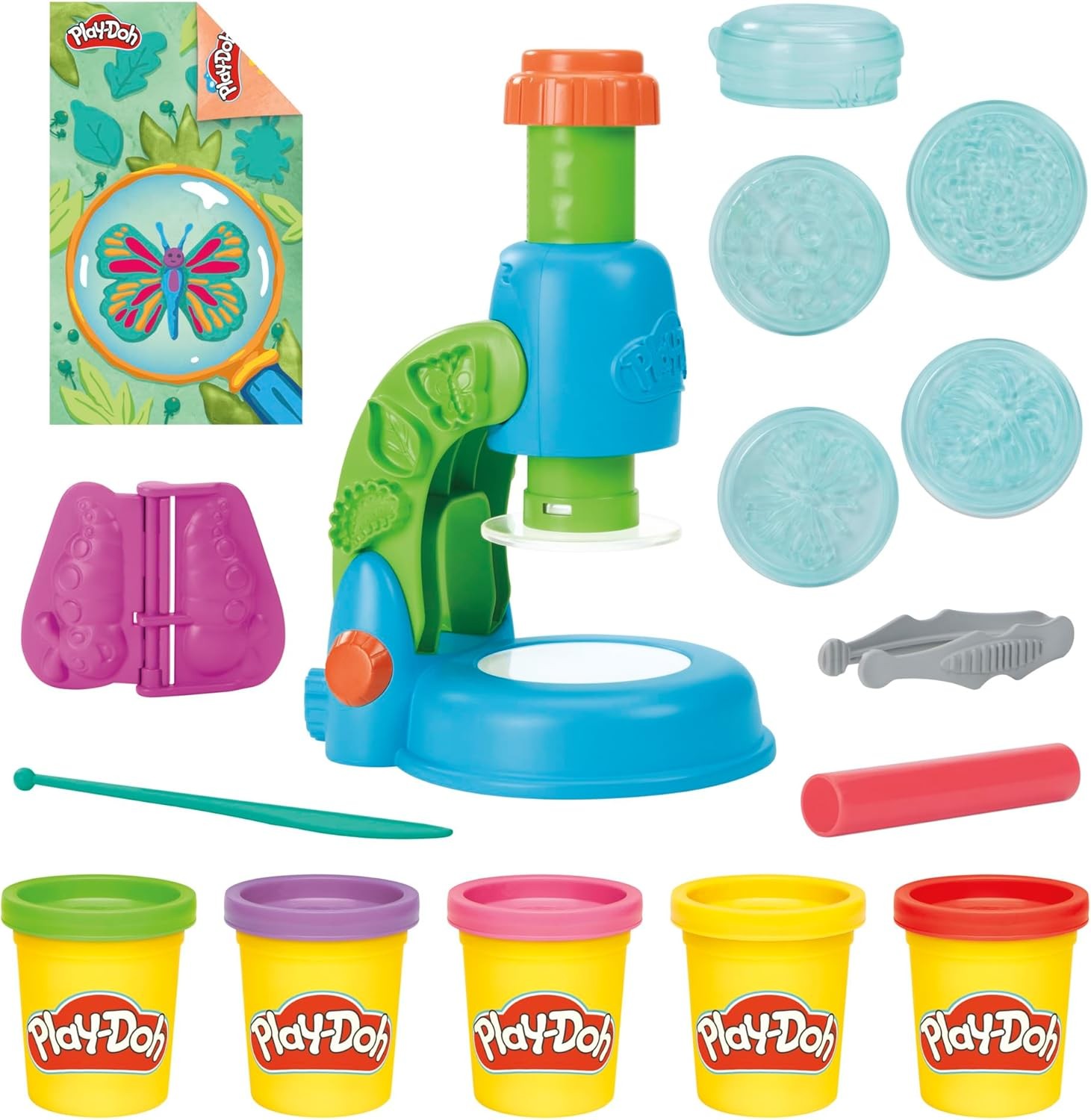 Play-Doh Light & Look Microscope with 5 Tubs & Accessories - Image 3