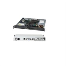 Supermicro CSE-512F-350B1 Computer Case - Rack-mountable - Black - 1U - 3 x Bay