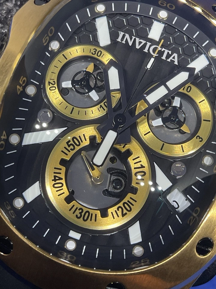 Invicta Lupah Revolution 2, blk/gold mod 45441, Swiss Movt, men’s wristwatch - image 2 of 4